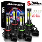 For Gmc C1500 K1500 Sierra Sle 1990-1999 Led Headlight Bulbs High & Low Beam Kit New. Price: $27.99.