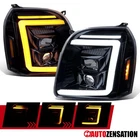Fit 2007-2014 Gmc Yukon Xl Black Smoke Led Bar Projector Headlights Sequential New. Price: $284.99.