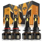 Auxbeam Canbus Led Headlight 4 Bulbs 9005 9006 High Low Combo Super Bright White New. Price: $49.99.