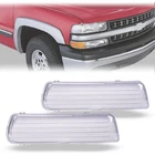 Pair Headlight Lens Cover Clear Fit For 1999-2002 Chevy Silverado 2500/3500 Us New. Price: $26.40.