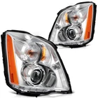 Chrome Pair/set Hid Xenon Projector Headlights Assembly For Cadillac Dts 2006-11 New. Price: $235.99.