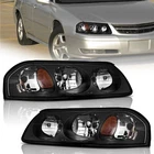 Weelmoto Pair Headlights For 2000-2005 Chevy Impala Black Headlamps Assembly New. Price: $72.88.