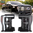 2XLED Headlights 2017-2019 Ford F-250 F350 F450 F550 Super Duty W/sequential New. Price: $514.99.