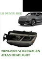 2020-2023 Volkswagen Atlas Left Driver Headlight Oem Drl Deffective #1 Great Used. Price: $299.00.