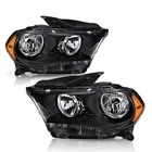 Lh+rh For 2011 2012 2013 Dodge Durango Headlight Black Housing Amber Headlamp New. Price: $138.99.
