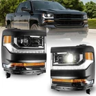Hid/xenon Projector Headlight For 2016 2017 2018 2019 Chevy Silverado 1500 Lamp New. Price: $289.99.