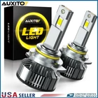 Auxito Led Headlight Bulbs 50000LUMENS Kit 9012 High Low Beam Super Bright White New. Price: $44.64.