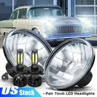 7" Inch Round Led Headlights Drl Kit Hi/lo Beam Fit Chevy Bel Air 1955-1957C 2X New. Price: $65.99.