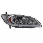 For 2004-2005 Civic Front Right Headlight Amber & Clear Plastic 33101-S5A-A51 New. Price: $132.95.