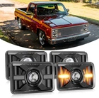 Braveway 4X6 Led Headlights Dot Hi/lo Beam 4PCS H4651 H4652 H4656 H6545 New. Price: $260.89.