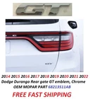 18 19 20 21 22 23 24 Dodge Durango Chrome Trunk Decklid Gt Nameplate New Mopar. Price: $35.00.