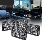 4X6 Black Led Headlight For H4652 H4666 H6545 H6054 Kenworth Peterbilt Truck 4PC New. Price: $48.88.