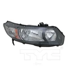 Headlight Assembly-capa Certified Tyc 20-6735-91-9 Fits 10-11 Honda Civic New. Price: $205.27.