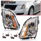 Hecasa Halogen Pair Headlight For Cadillac Cts 08-15 Left And Right With Bulbs New. Price: $156.63.