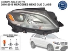 Fits Head Lamp 2016-2019 Mercedes Benz Gle Class Passenger Right Side MB2519107 New. Price: $387.01.