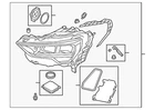 Genuine Audi Headlamp Assembly 83A-941-773-B New. Price: $1780.18.