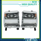Clear Headlight Fit For Chevy Silverado 1500 2016 2017 2018 Led Left+right Side New. Price: $276.99.