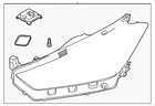 Genuine Nissan Headlight Assembly 26060-5R05A New. Price: $781.69.