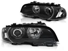Angel Eyes Led Black Headlights For Bmw E46 99-03 Coupe/ Cabrio New. Price: $571.70.