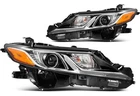 Headlights Assembly Pair For Toyota Camry Le 21-23 Black Housing Headlamp New. Price: $216.99.