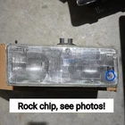 1989-1990 Deville Left Headlight Rock Chip On Glass, Small Hole See Photos! Oem Used. Price: $79.99.