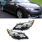 Black Housing For 2012 2013 2014 Toyota Camry Halogen Headlights Left+right Side New. Price: $68.12.