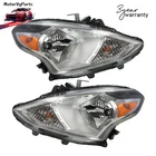 Halogen Headlight Headlamp Left+right Side For 2015-2019 Nissan Versa New. Price: $121.99.