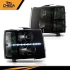 Fit For Led Drl 2007-14 Chevy Silverado 1500 2500HD Clear Corner Headlight Lamp New. Price: $127.34.