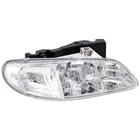Headlight For 96-98 Pontiac Grand Am Right Clear Lens Halogen With Bulb New. Price: $54.08.