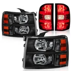 Front Headlights W/ Tail For 2007-2013 Silverado 1500 2007-14 2500/3500HD New. Price: $125.90.