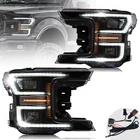 Vland Ford F-150 2018-2020 Led Bar Black Projector Headlights W/dynamic Drl New. Price: $625.49.