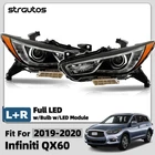 Full Led Headlight For 2019-2020 Infiniti QX60 W/module W/o Motor Left+right New. Price: $658.99.
