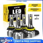 Auxito 9005 + H11 Led Headlight Kit Bulbs High Low Beam White 40000LM 4-40X New. Price: $304.37.