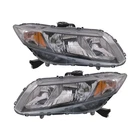 For Honda Civic 2013-2015 Headlights Driver And Passenger Side Pair Capa Halogen New. Price: $283.92.