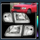 Chrome Housing Headlights Clear Corner Ford 1997-03 F150 97-02 Expedition New. Price: $68.00.