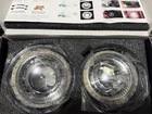 Hwstar 7" Halo Starry Dragon Eye Super Bright Led Headlights 6000K Chrome New. Price: $80.00.