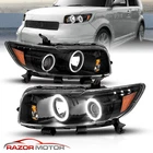 Dual Led Halo For 2008 2009 2010 Scion Xb Projector Black Headlights Pair New. Price: $228.41.