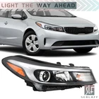 Halogen Headlight Assembly Kia FORTE5 2017-2018 W/o Led Passenger Side New. Price: $77.58.