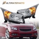 Pair Chrome Housing Headlights For 2011-2016 Chevy Cruze Headlamp Limited New. Price: $106.88.