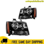 Headlight Assembly Set Left Right For 2007-2014 Chevy Tahoe Avalanche Halogen New. Price: $83.99.
