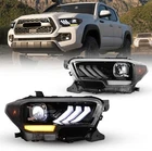 Headlights For 2016-2023 Toyota Tacoma Sr W/o Drl Black Trim Projector Headlamps New. Price: $299.99.
