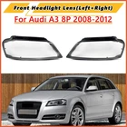 Pair Headlight Headlamp Lens Covers Shell For Audi A3 8P S-line RS3 2008-2012 New. Price: $77.85.