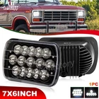Black 5X7" 7X6" Led Headlight Hi/lo 1976-1986 Ford F150 F-150 Pickup Dot 1PC New. Price: $21.78.