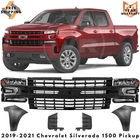 Grille Assembly & Headlights Kit For 2019-2021 Chevrolet Silverado 1500 Pickup New. Price: $571.94.