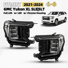 For 2021-2024 Gmc Yukon Xl Sle Slt Full Led Headlight Chrome Left+right Pair New. Price: $269.99.