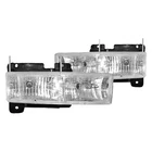 For Chevy Silverado 1500 99-02 Driver & Passenger Side Chrome Euro Headlights New. Price: $138.59.