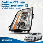 For 2008-2014 Cadillac Cts Hid/xenon Headlight W/ Led Drl Afs Left Driver New. Price: $299.99.