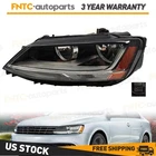 For 2017-2018 Volkswagen Jetta Sedan Driver Halogen Headlight W/led Drl Lh New. Price: $111.12.