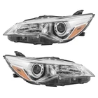 Fits 2015-2017 Camry Headlight W/ Chrome Housing Set 8115006860 TO2502222 New. Price: $186.40.