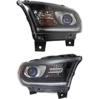 For Dodge Durango Headlight 2014-2017 Passenger Driver Halogen Black Interior New. Price: $553.92.